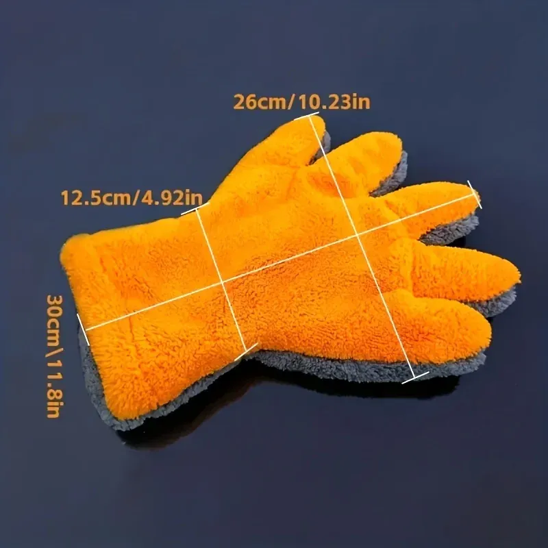 Gant de nettoyage intérieur de carrosserie automobile en microfibre 3