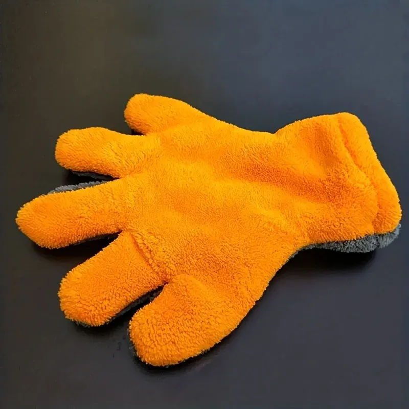 Gant de nettoyage intérieur de carrosserie automobile en microfibre 5