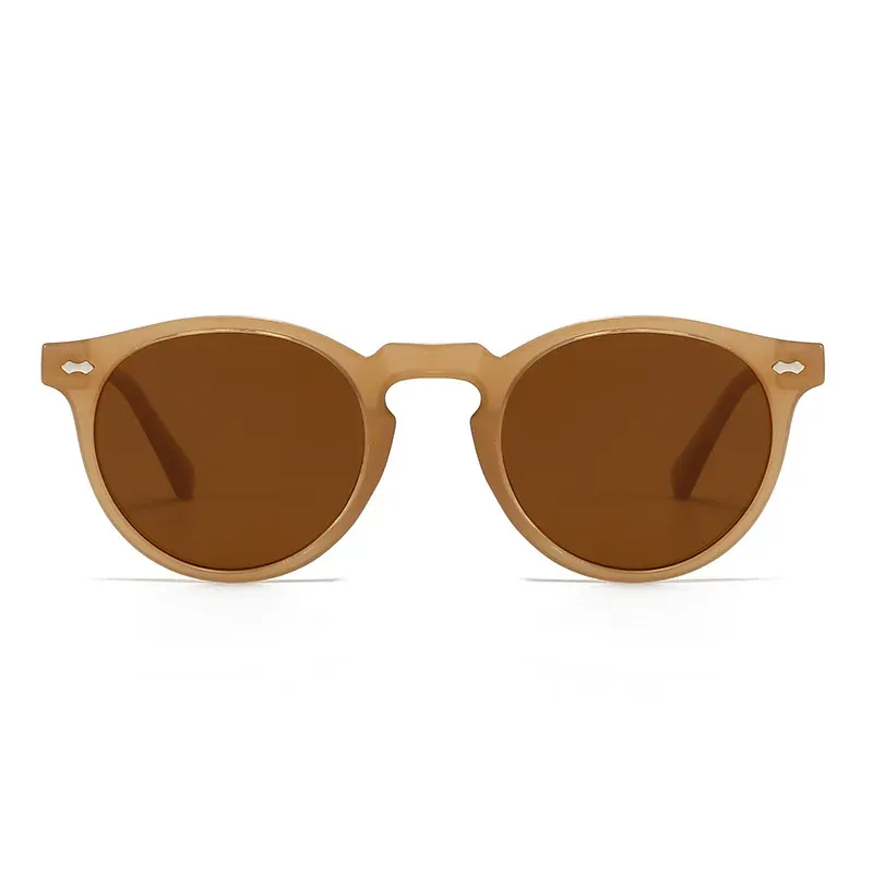 Lunettes de soleil rondes vintage unisexes, polarisées, protection UV400 3