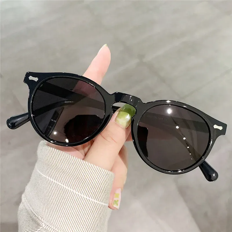 Lunettes de soleil rondes vintage unisexes, polarisées, protection UV400 2