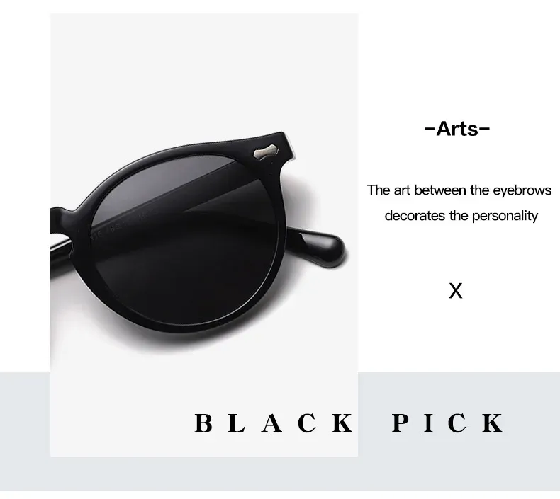 Lunettes de soleil vue de profil