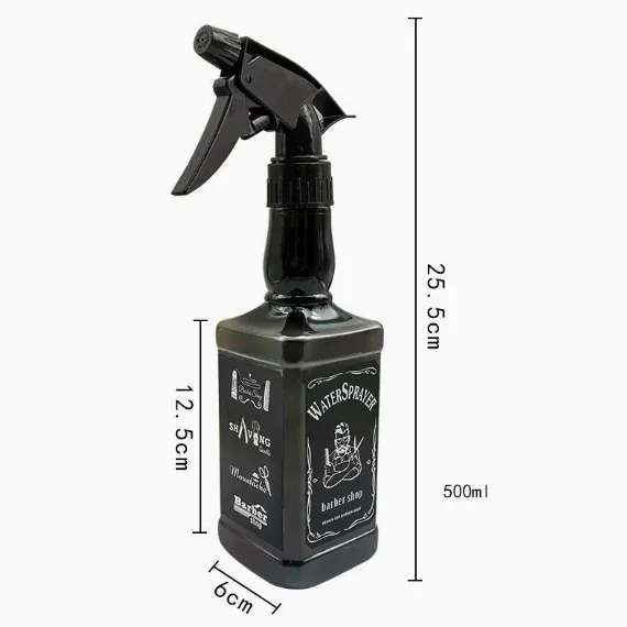 Pulvérisateur de coiffure en situation d'utilisation
