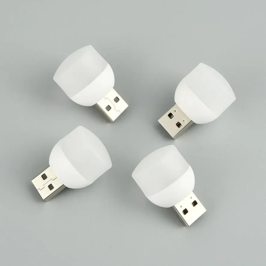 Petite lampe LED à prise USB, veilleuse pour ordinateur, alimentation mobile, mini lampe de lecture carrée à protection des yeux 4