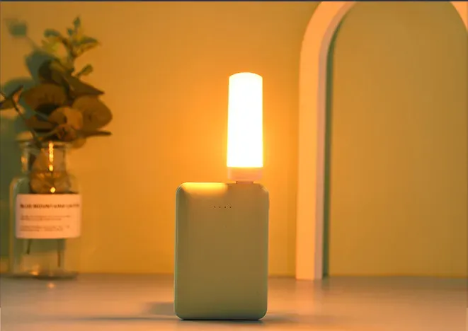 Veilleuse USB LED en utilisation