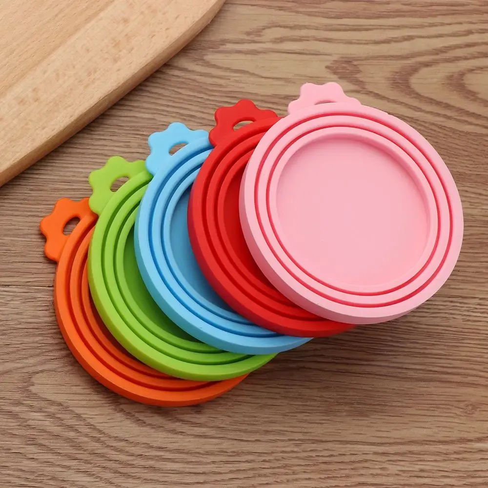 Couvercle réutilisable en silicone 3 en 1 pour conserves