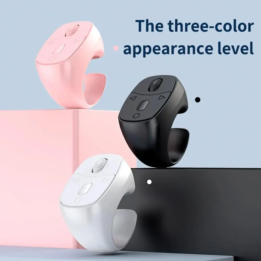 Télécommande Bluetooth sans fil à anneau de défilement rechargeable, pour contrôle vidéo et tourne-page 6
