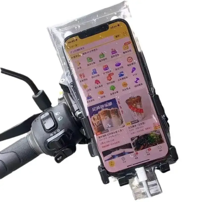 Pochette étanche et transparente pour téléphone portable, idéale pour le cyclisme et la natation 3
