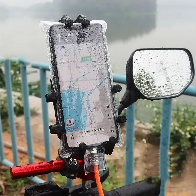 Pochette étanche et transparente pour téléphone portable, idéale pour le cyclisme et la natation