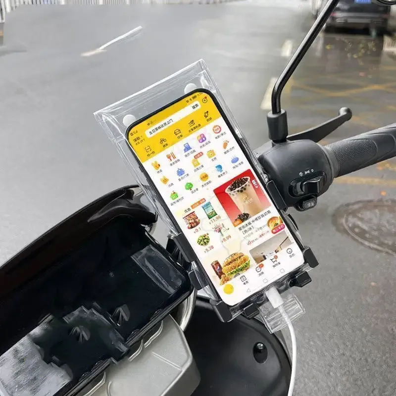 Pochette étanche transparente pour téléphone, vue d'ensemble