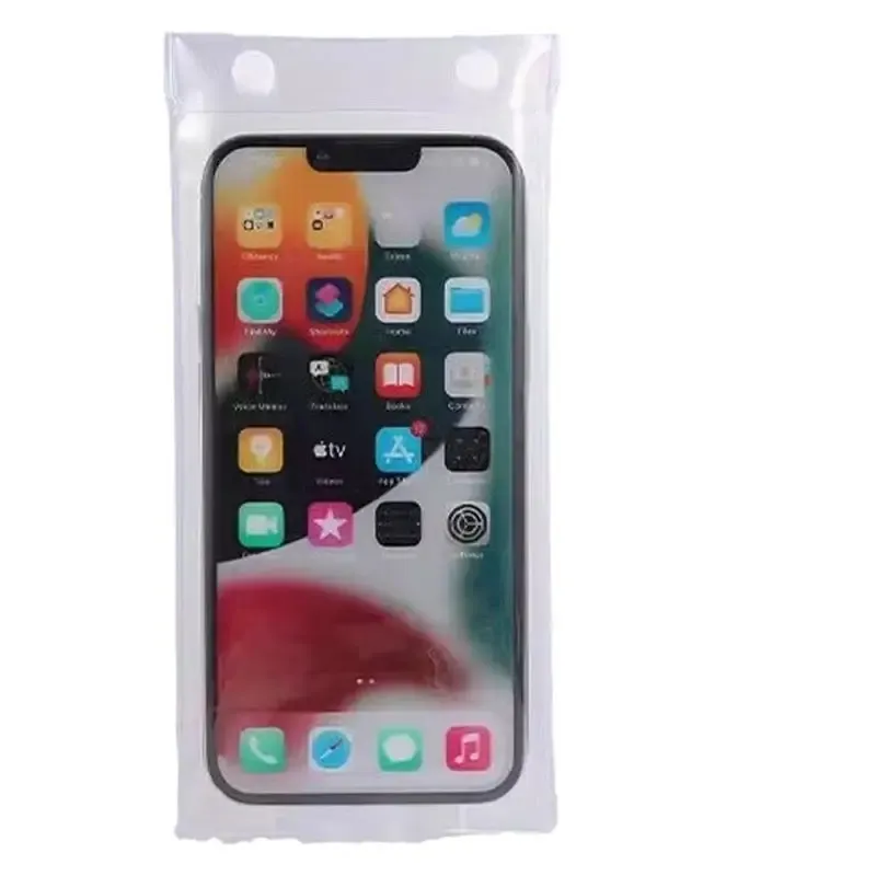 Pochette étanche transparente pour téléphone, accès à l'écran tactile