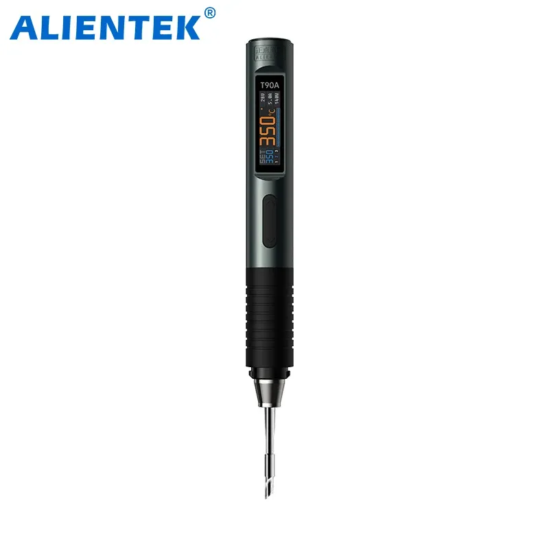 ALIENTEK T90 Fer à souder intelligent PD 3.1 140 W, écran numérique portable, 80 à 450 °C, kit de réparation de précision pour circuits imprimés - Image 1