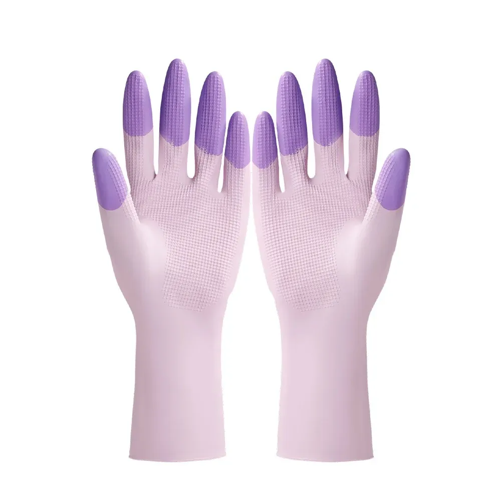 Gants de nettoyage en silicone, antidérapants
