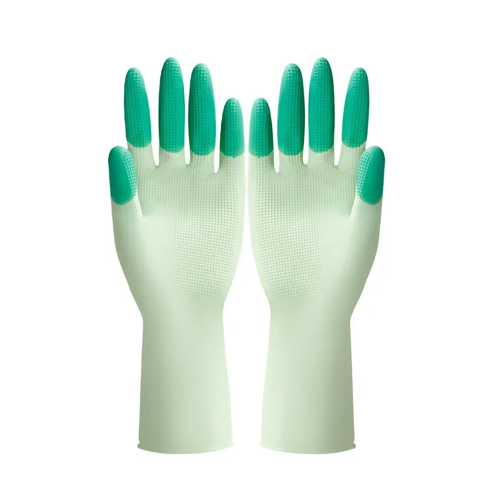 Gants de nettoyage en silicone, modèle long