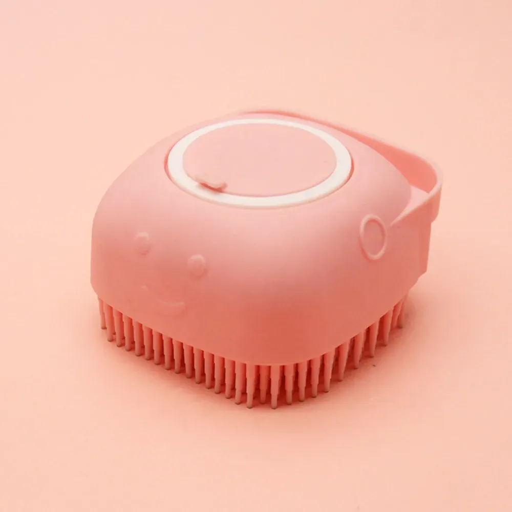 Brosse de bain en silicone pour animaux de compagnie, brosse de massage et épilateur pour chats et chiens 3