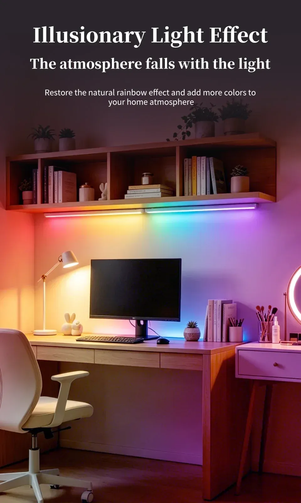 Ambiance lumineuse de la lampe LED