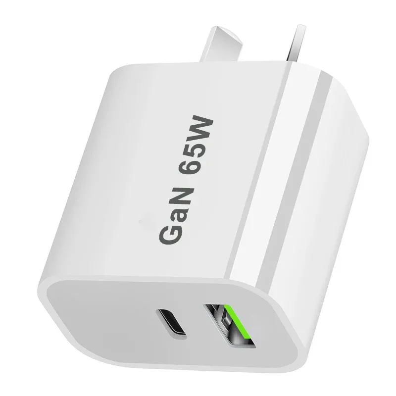 Chargeur USB-C rapide blanc finition