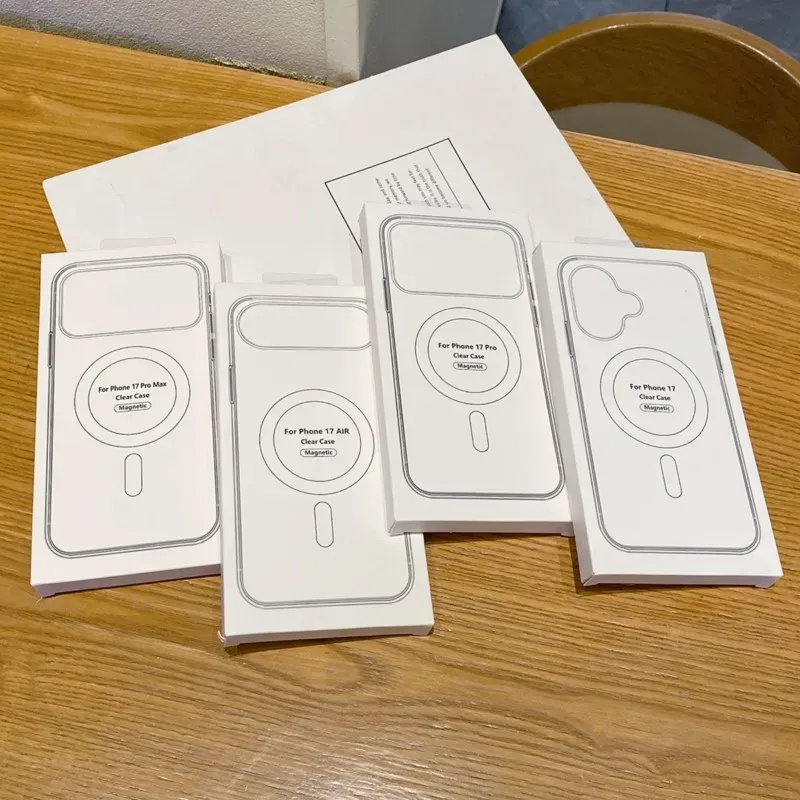 Coque transparente d'origine pour MagSafe, compatible avec les modèles Apple iPhone 18, 17 Air, 16E, 15, 14, 13, 12, Mini, 11 Pro Max et Plus, avec fonction de chargement sans fil magnétique. 6
