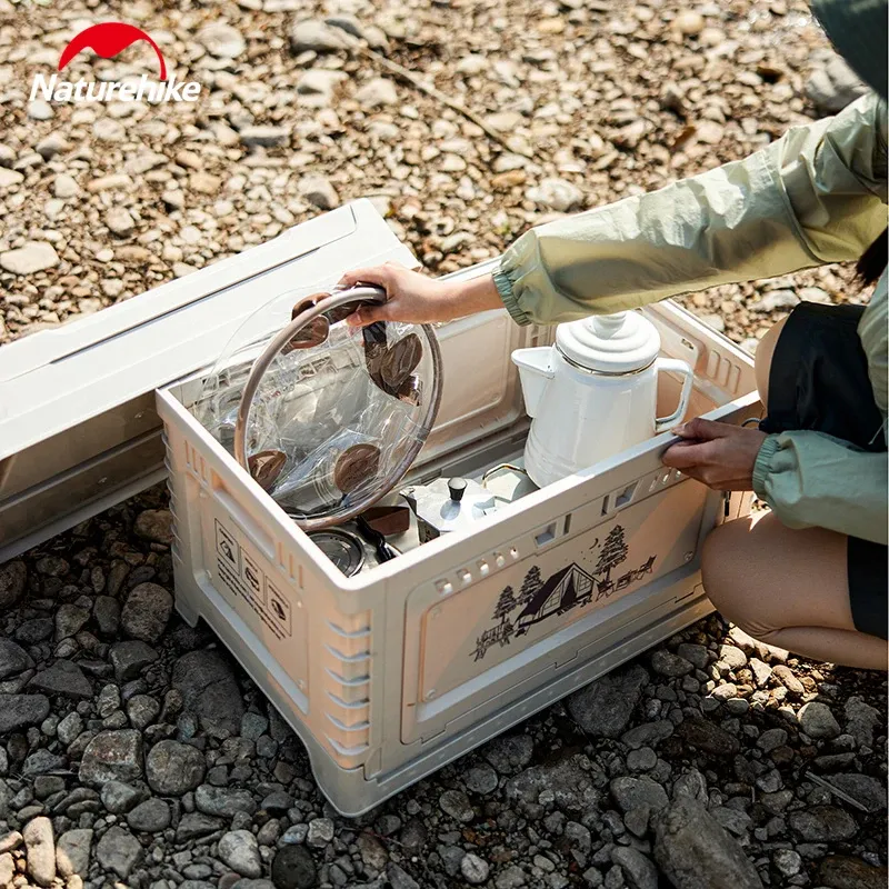 Seau rond pliable de 20 L, pour barbecue en plein air, voyage, conteneur d'eau pliable, seau de rangement, équipement de camping 3