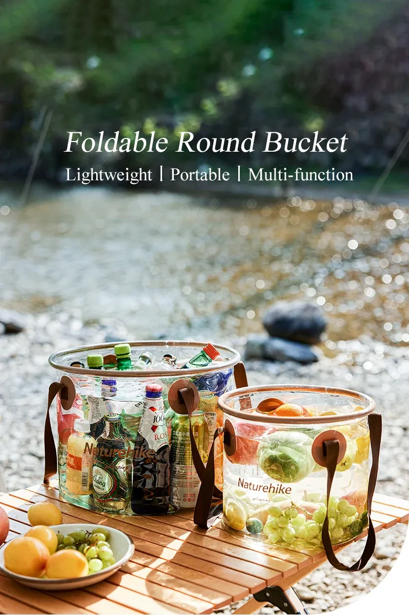 Seau pliable Naturehike en plein air