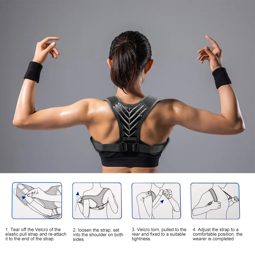 Correcteur de posture, look discret sous vêtements