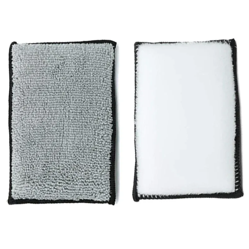 Éponge en microfibre double face pour le nettoyage du cuir automobile, lot de 2 à 10 pièces 8