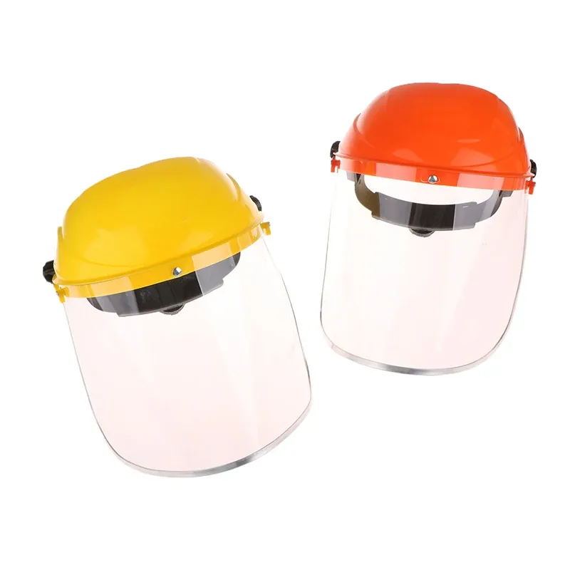 Écran facial transparent, en situation