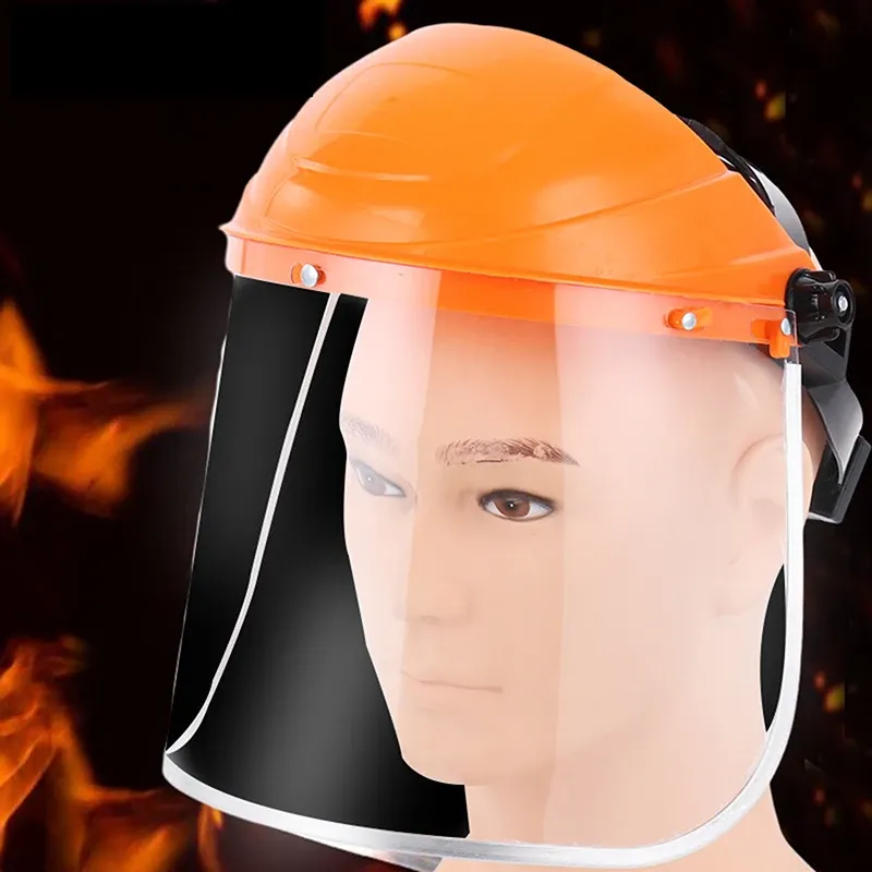 Écran facial transparent pour moto, vue de présentation
