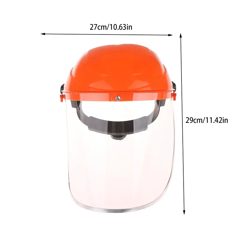 Écran facial transparent, usage en extérieur