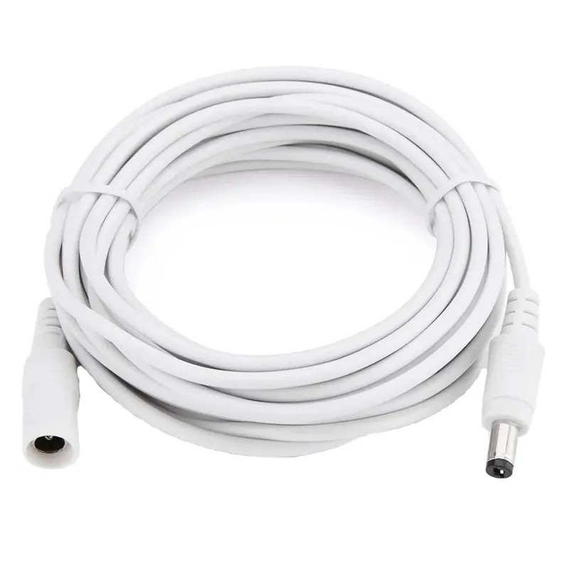 Câble d'extension d'alimentation CC 12 V 5,5 x 2,1 mm pour caméra WiFi, cordon mâle-femelle pour routeur et caméra de vidéosurveillance 2
