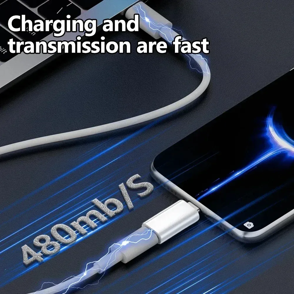 Adaptateur USB-C vers Lightning, mise en situation