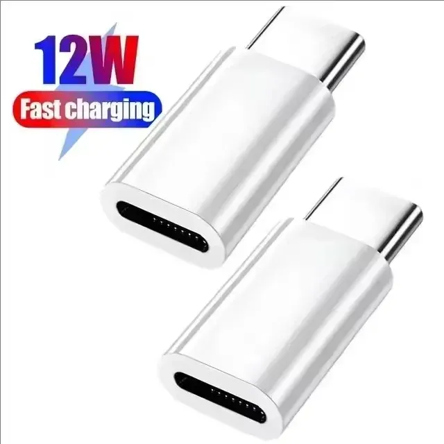 Adaptateur de charge rapide USB-C vers Lightning pour iPhone 17, 15 et Samsung/Google 12