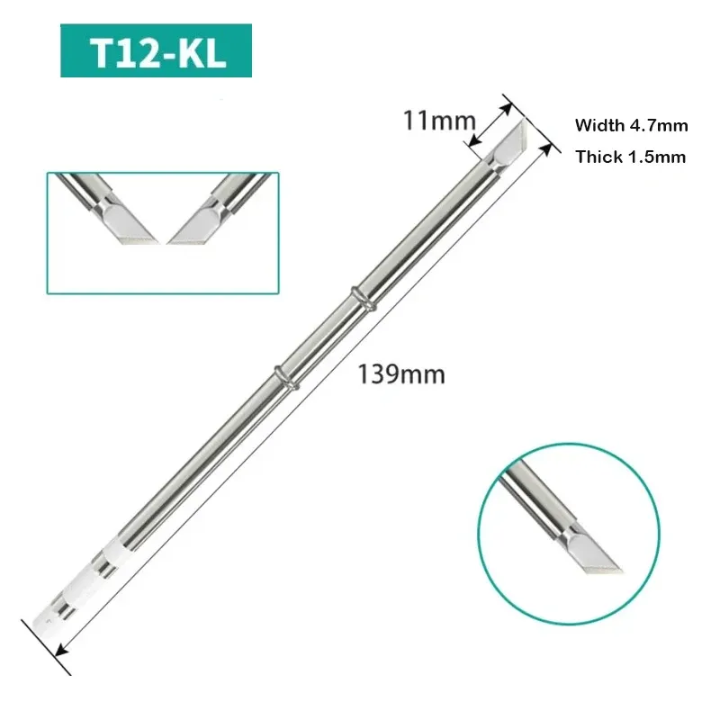 Pointe de fer à souder T12 T12-D24 ILS J02 K KU pour Hakko FX951, kit de station de soudage T12 pour bricolage, outils de soudage 24