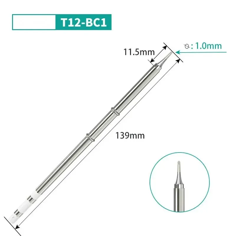Pointe de fer à souder T12 T12-D24 ILS J02 K KU pour Hakko FX951, kit de station de soudage T12 pour bricolage, outils de soudage 7