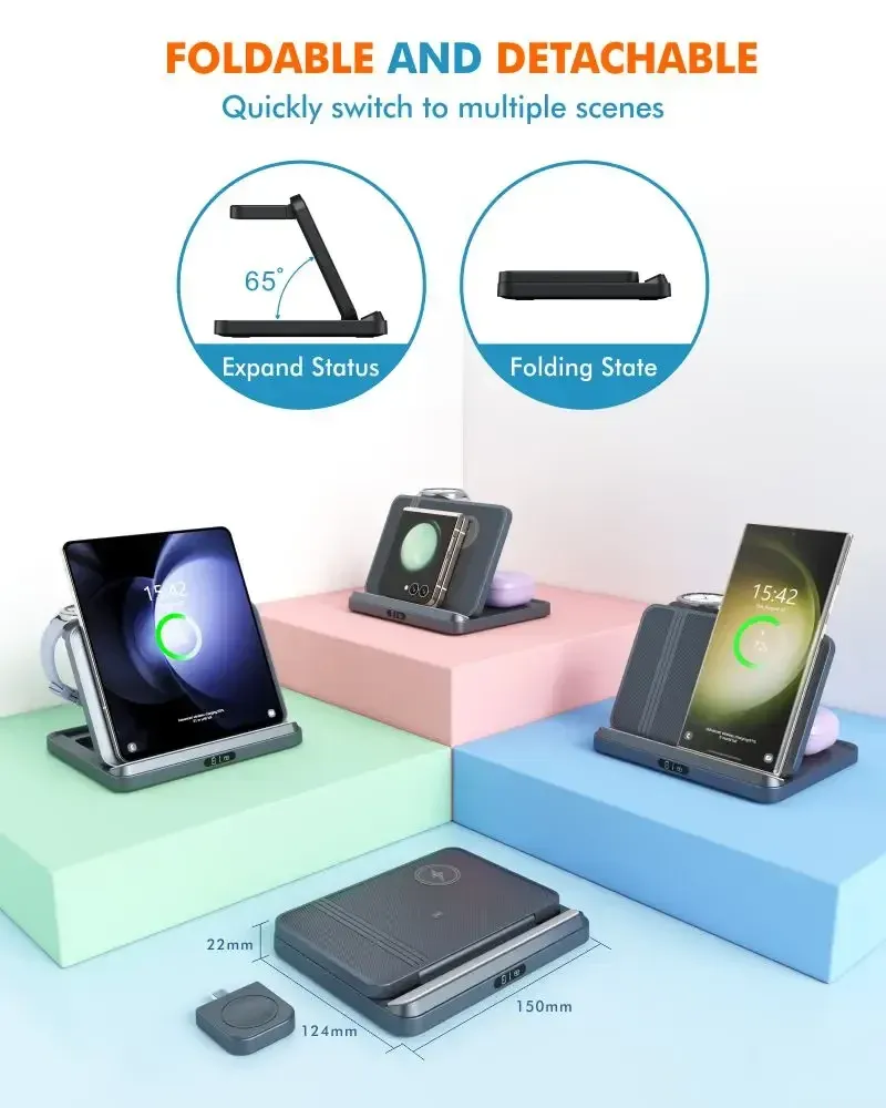 Station de charge en situation d'utilisation