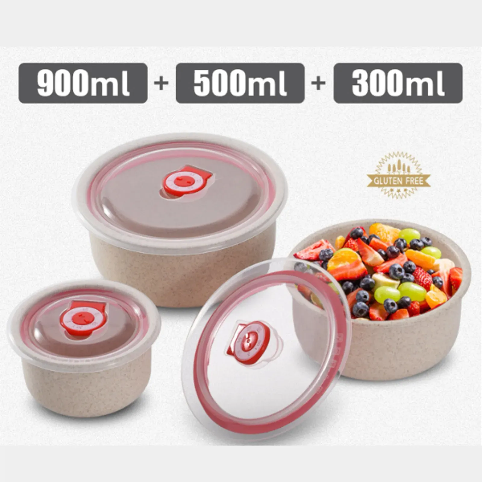 Ensemble de boîtes à bento de stockage alimentaire