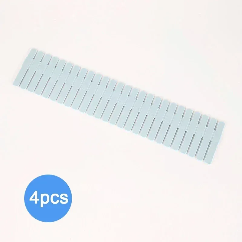 Séparateurs de tiroir réglables (lot de 4 ou 8), cloisons de rangement pour chaussettes, sous-vêtements et cosmétiques 12