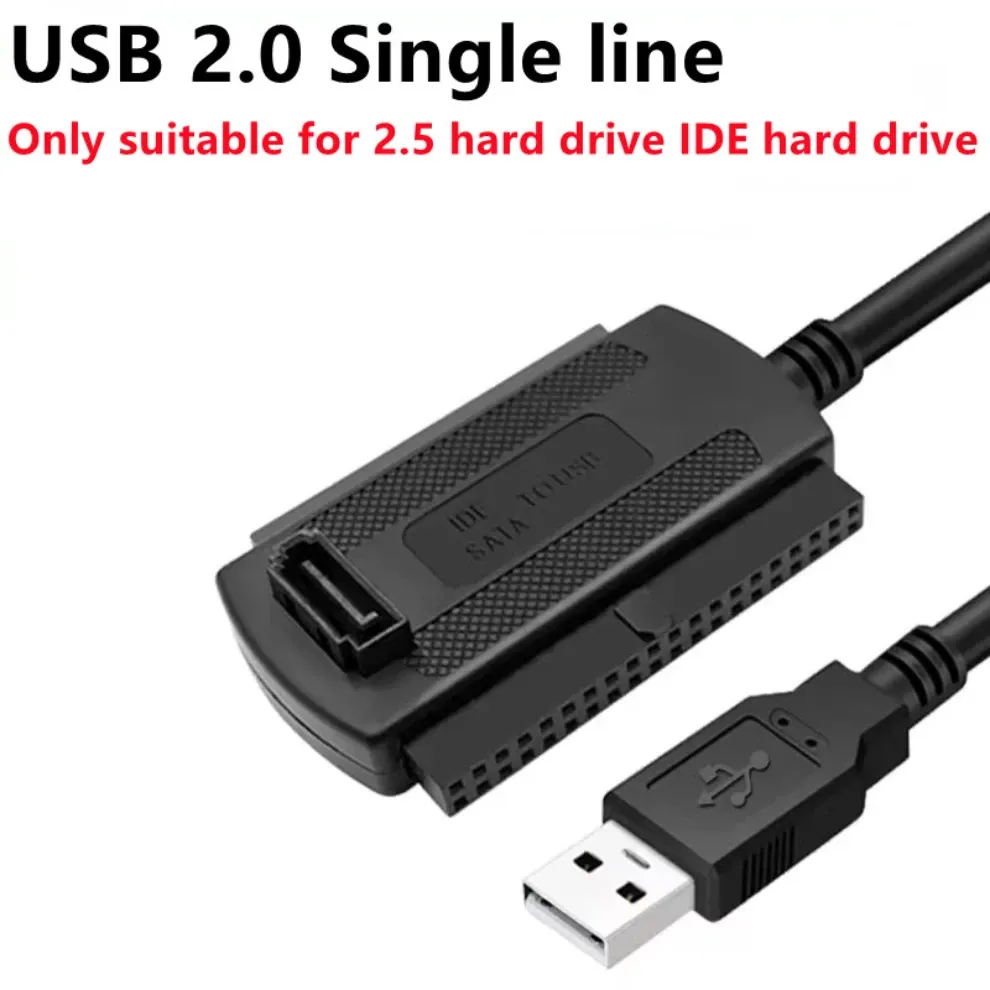 Câble adaptateur USB 3.0 vers IDE/SATA 3 en 1 avec alimentation secteur pour disque dur SSD et HDD 2,5 et 3,5 pouces, compatible Windows et Mac 9