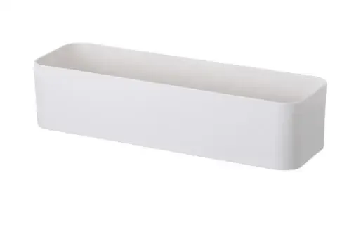 Organisateur mural pour table de maquillage avec boîte de rangement, étagère adhésive, crochet et support de rangement pour cuisine et salle de bain 8