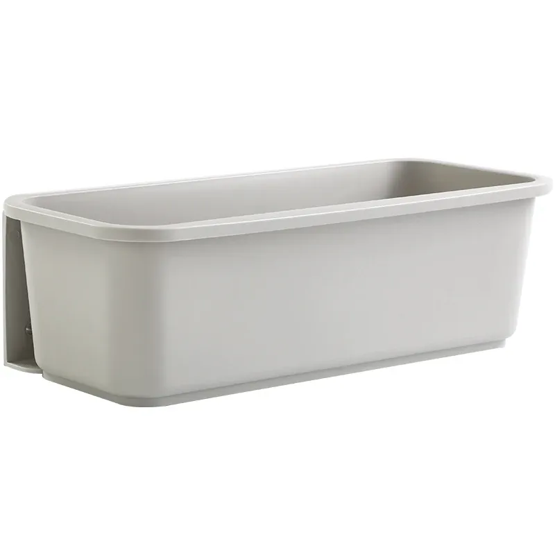 Organisateur mural pour table de maquillage avec boîte de rangement, étagère adhésive, crochet et support de rangement pour cuisine et salle de bain 11