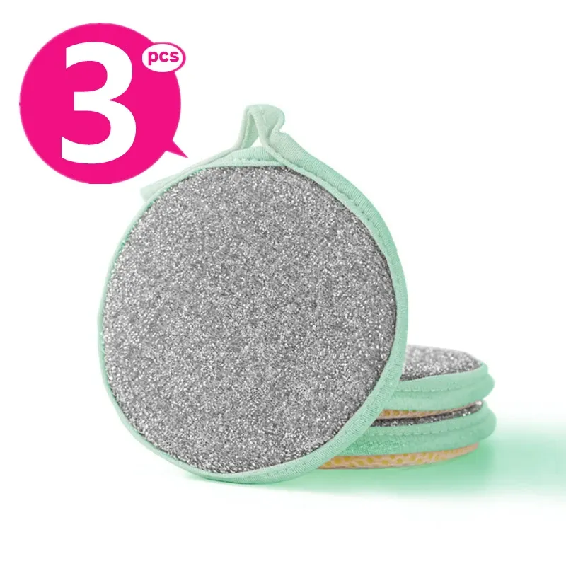 Éponge à vaisselle double face, brosse de nettoyage pour la vaisselle, casseroles et poêles, éponges de nettoyage réutilisables, lot de 10/5/3 pièces 7