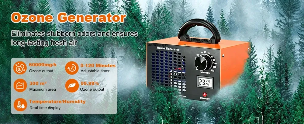 Générateur d'ozone portable pour purification de l'air