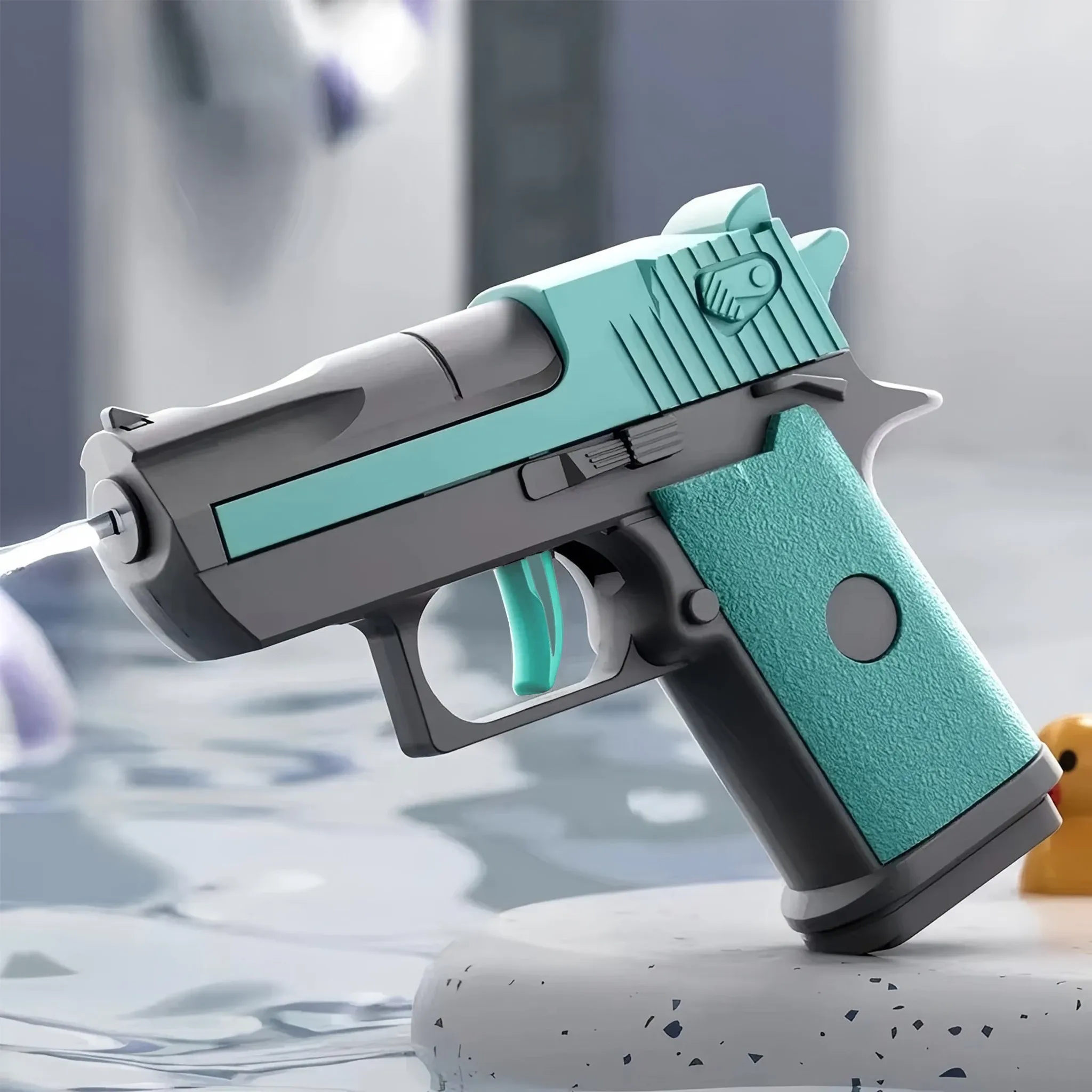 Mini pistolet à eau mécanique à tir continu 8