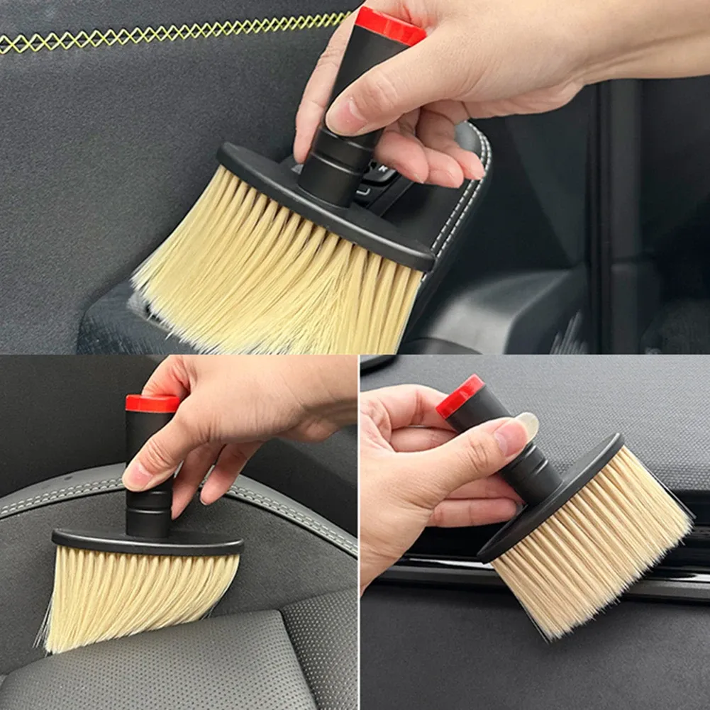 Brosse de détail de voiture, forme incurvée