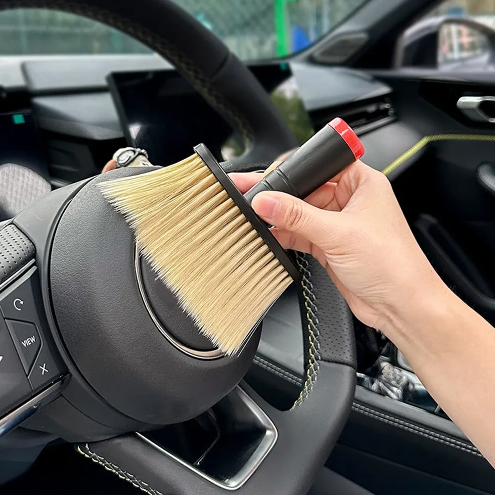 Brosse de détail de voiture, nettoyage de l'habitacle