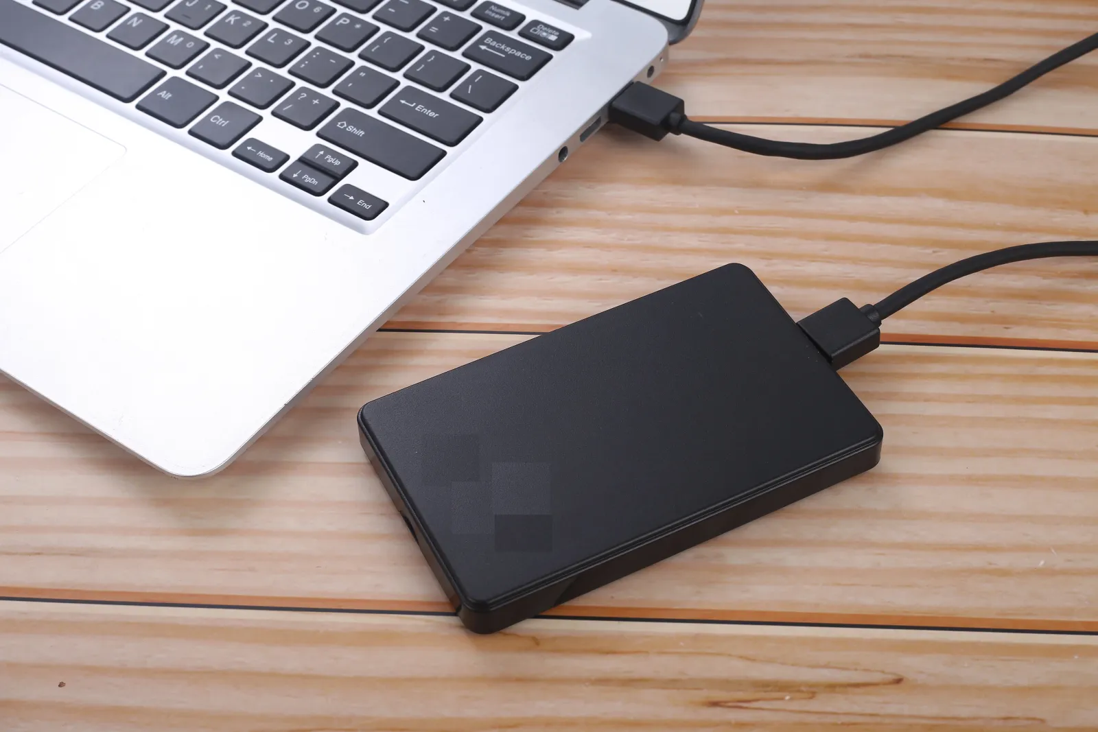Boîtier de disque dur mobile, mise en situation