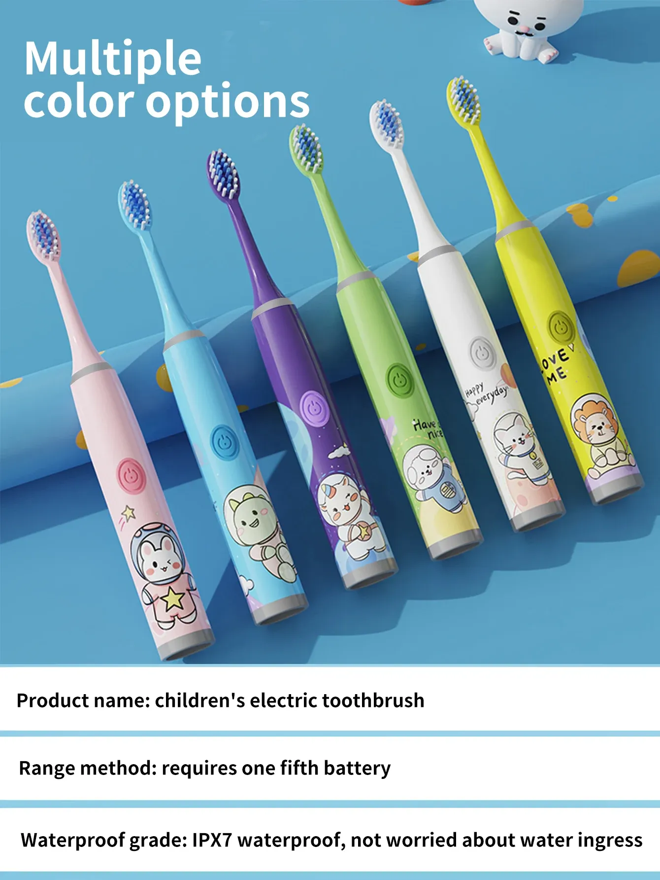 Brosse à dents enfant, présentation produit