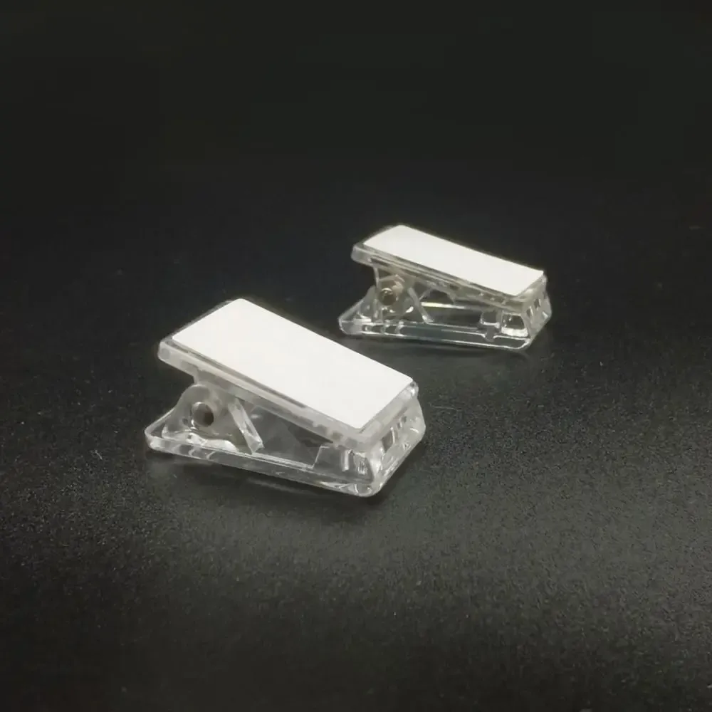 Clips adhésifs transparents pour décoration murale