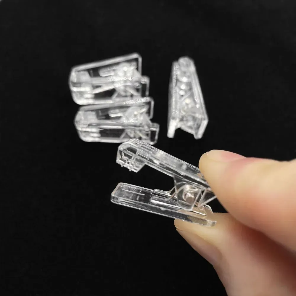 Lot de 30 clips muraux auto-adhésifs transparents en acrylique pour tapisserie et affiches photo 8
