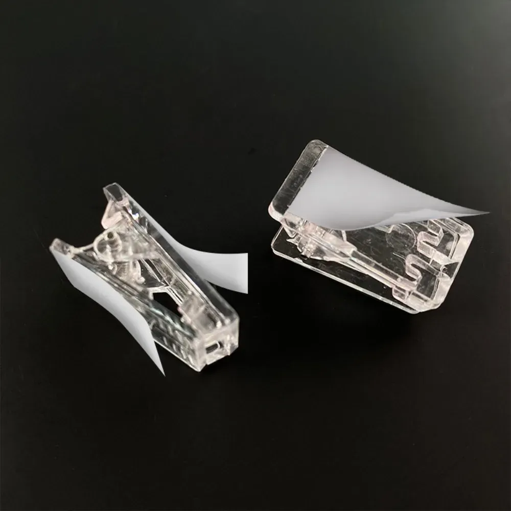 Lot de 30 clips muraux auto-adhésifs transparents en acrylique pour tapisserie et affiches photo 7