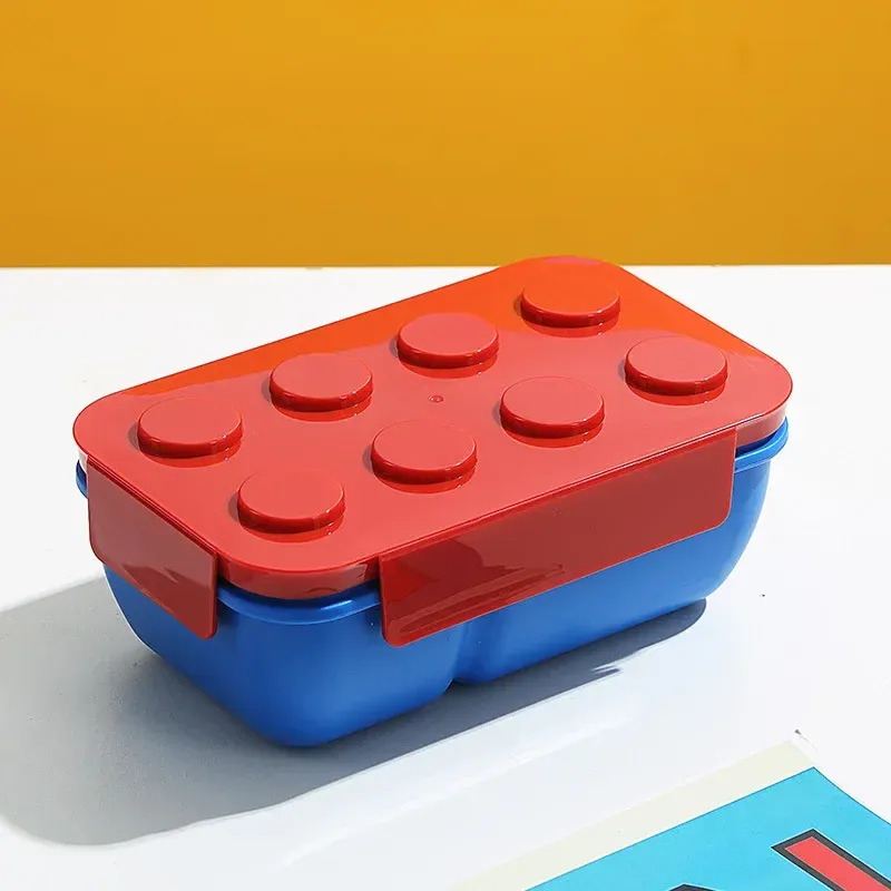 Boîte à déjeuner portable 1050/1300 ml, boîte à bento modulable pour enfants et étudiants, récipient alimentaire pour salades de fruits, kit de pique-nique, vaisselle de cuisine 7